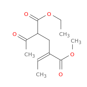 Pentanedioic acid, 2-acetyl-4-ethylidene-, 1-ethyl 5-methyl ester, (E)-