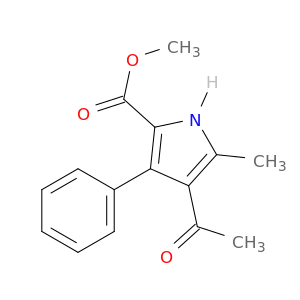 1H-Pyrrole-2-carboxylic acid, 4-acetyl-5-methyl-3-phenyl-, methyl ester