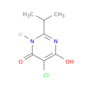 4(3H)-Pyrimidinone,5-chloro-6-hydroxy-2-(1-methylethyl)-