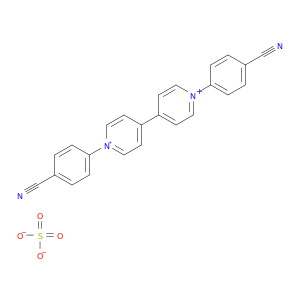 4,4'-Bipyridinium, 1,1'-bis(4-cyanophenyl)-, sulfate (1:1)