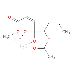 2-Octenoic acid, 5-(acetyloxy)-4,4-dimethoxy-, methyl ester, (Z)-