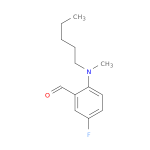 5-Fluoro-2-[methyl(pentyl)amino]benzaldehyde