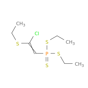 Phosphonotrithioic acid, [2-chloro-2-(ethylthio)ethenyl]-, diethyl ester