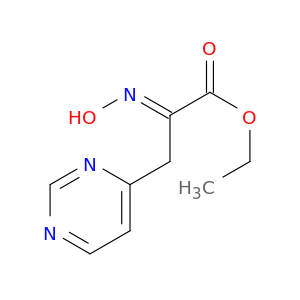 ETHYL (2E)-2-HYDROXYIMINO-3-PYRIMIDIN-4-YL-PROPANOATE