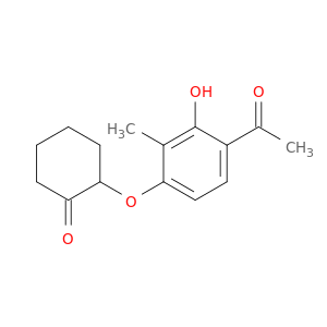 Cyclohexanone, 2-(4-acetyl-3-hydroxy-2-methylphenoxy)-