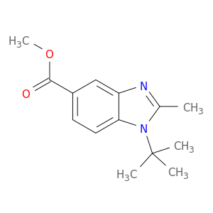 Methyl 1-tert-butyl-2-Methyl-1,3-benzodiazole-5-carboxylate