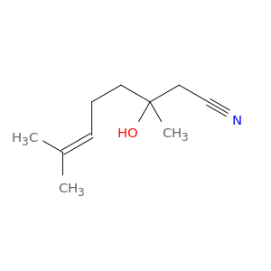 6-Octenenitrile, 3-hydroxy-3,7-dimethyl-