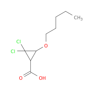 Cyclopropanecarboxylic acid, 2,2-dichloro-3-(pentyloxy)-