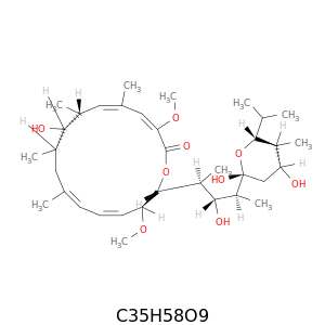 (3Z,5Z,7R,8S,9S,11E,13E,15S,16R)-16-((2S,3R,4S)-4-((2R,4R,5S,6R)-2,4-二羟基-6-异丙基-5-甲基四氢-2H-吡喃-2-基)-3-羟基戊基-2-基)-8-羟基-3,15-二甲氧基-5,7,9,11-四甲基氧杂环十六烷-3,5, 11,13-四烯-2-酮