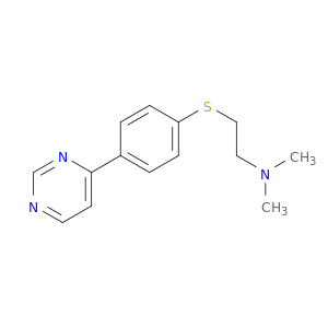 Ethanamine,N,N-dimethyl-2-[[4-(4-pyrimidinyl)phenyl]thio]-