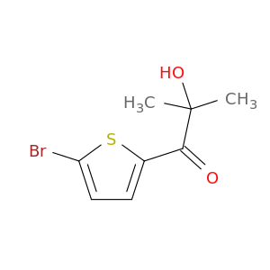 1-Propanone, 1-(5-bromo-2-thienyl)-2-hydroxy-2-methyl-
