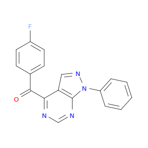 Methanone, (4-fluorophenyl)(1-phenyl-1H-pyrazolo[3,4-d]pyrimidin-4-yl)-