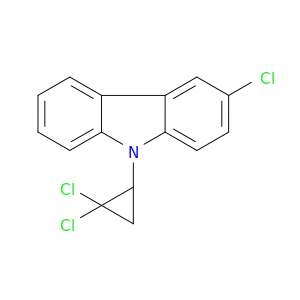 9H-Carbazole, 3-chloro-9-(2,2-dichlorocyclopropyl)-