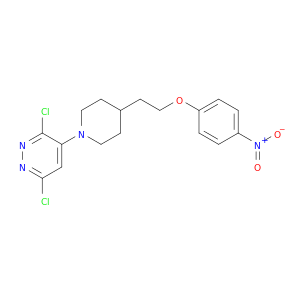 Pyridazine, 3,6-dichloro-4-[4-[2-(4-nitrophenoxy)ethyl]-1-piperidinyl]-