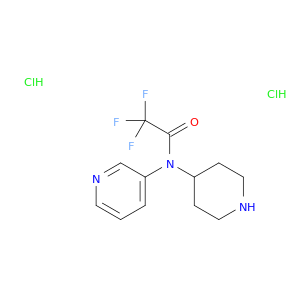 2,2,2-Trifluoro-N-(piperidin-4-yl)-N-(pyridin-3-yl)acetamide dihydrochloride