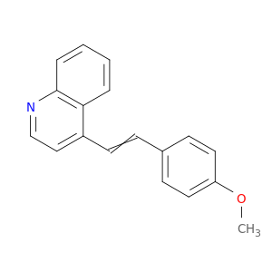 Quinoline,4-[2-(4-methoxyphenyl)ethenyl]-