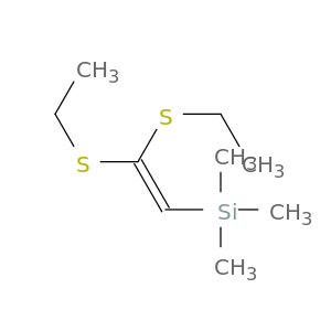 Silane, [2,2-bis(ethylthio)ethenyl]trimethyl-