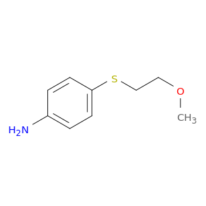 4-[(2-Methoxyethyl)sulfanyl]aniline