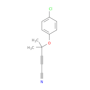 2-Pentynenitrile, 4-(4-chlorophenoxy)-4-methyl-
