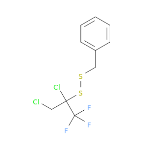 Disulfide, 1-chloro-1-(chloromethyl)-2,2,2-trifluoroethyl phenylmethyl