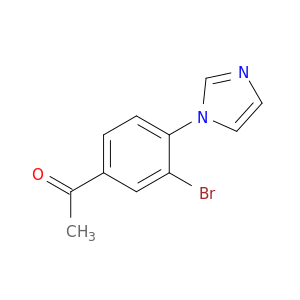 3-溴-4-(1-咪唑基)苯乙酮