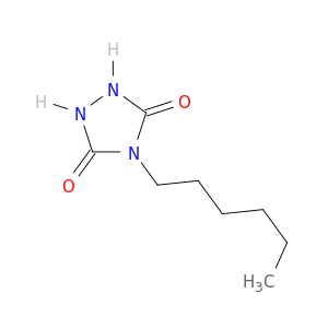 1,2,4-Triazolidine-3,5-dione, 4-hexyl-