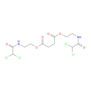 Butanedioic acid, bis[2-[(dichloroacetyl)amino]ethyl] ester