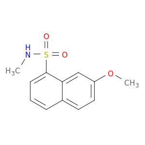 1-Naphthalenesulfonamide, 7-methoxy-N-methyl-