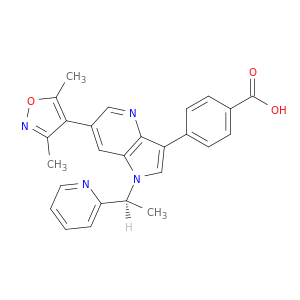 (S)-4-(6-(6-5-二甲基异恶唑-4-基)-1-(1-(1-(1-(pyridin-2-基)乙基))-1H-吡罗洛[3,2-b]pyridin-3--yl)苯甲酸