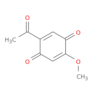 2,5-Cyclohexadiene-1,4-dione, 2-acetyl-5-methoxy-