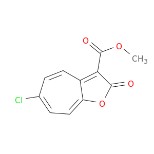 2H-Cyclohepta[b]furan-3-carboxylic acid, 6-chloro-2-oxo-, methyl ester
