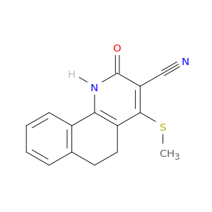 Benzo[h]quinoline-3-carbonitrile,1,2,5,6-tetrahydro-4-(methylthio)-2-oxo-