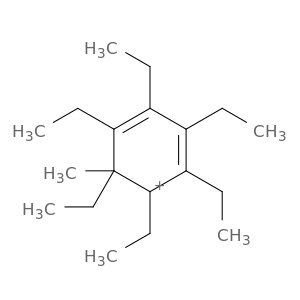 Cyclohexadienylium, 1,2,3,4,5,6-hexaethyl-6-methyl-