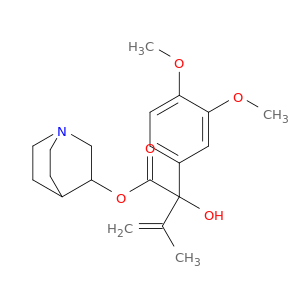 Benzeneacetic acid, a-hydroxy-3,4-dimethoxy-a-(1-methylethenyl)-,1-azabicyclo[2.2.2]oct-3-yl ester