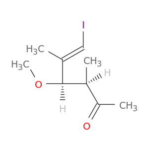 5-Hexen-2-one, 6-iodo-4-methoxy-3,5-dimethyl-, (3R,4R,5E)-