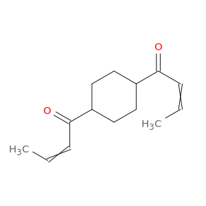2-Buten-1-one, 1,1'-(1,4-cyclohexanediyl)bis-