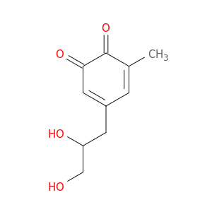 3,5-Cyclohexadiene-1,2-dione, 5-(2,3-dihydroxypropyl)-3-methyl-