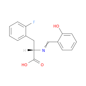 Phenylalanine, 2-fluoro-N-[(2-hydroxyphenyl)methylene]-