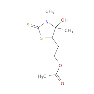 5-[2-(乙酰氧基)乙基]-4-羟基-3,4-二甲基-2-噻唑烷酮