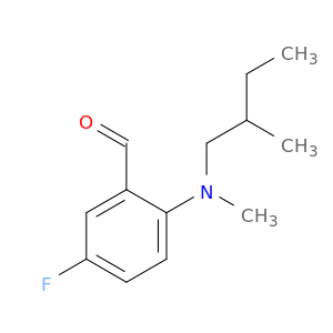 5-Fluoro-2-[methyl(2-methylbutyl)amino]benzaldehyde