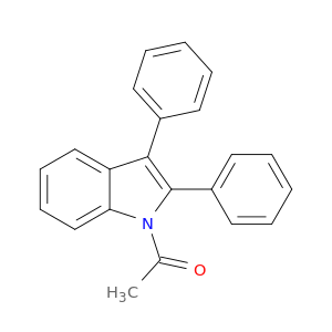 1H-Indole, 1-acetyl-2,3-diphenyl-
