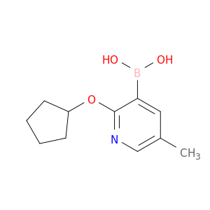 2-(Cyclopentyloxy)-5-methylpyridine-3-boronic acid