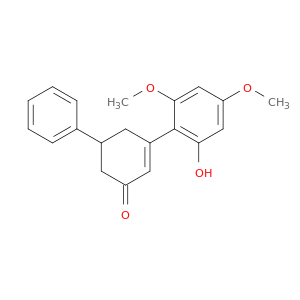 2-Cyclohexen-1-one, 3-(2-hydroxy-4,6-dimethoxyphenyl)-5-phenyl-