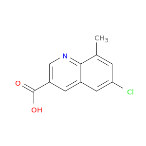 6-氯-8-甲基喹啉-3-羧酸