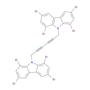 9H-Carbazole, 9,9'-(2,4-hexadiyne-1,6-diyl)bis[1,3,6,8-tetrabromo-