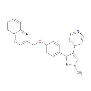 2-((4-(1-(甲基-11C)-4-(吡啶-4-基)-1H-吡唑-3-基)苯氧基)甲基)喹啉