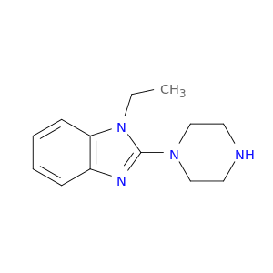 1H-Benzimidazole, 1-ethyl-2-(1-piperazinyl)-