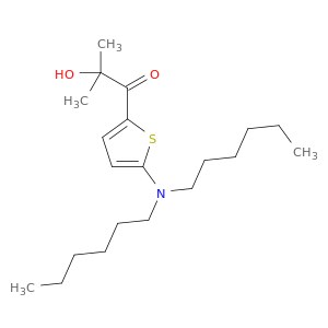 1-Propanone, 1-[5-(dihexylamino)-2-thienyl]-2-hydroxy-2-methyl-