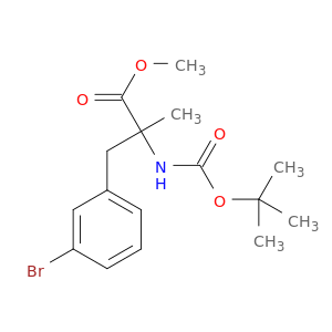 甲基 3-(3-溴苯基)-2-((叔-丁氧羰基)氨基)-2-甲基丙酯