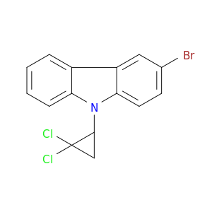 9H-Carbazole, 3-bromo-9-(2,2-dichlorocyclopropyl)-